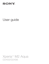 Sony Xperia D2303 User manual