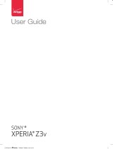 Sony Xperia Z3 V Verizon Wireless User manual