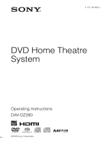 Sony Ericsson DAV-DZ280 User manual