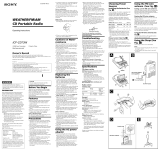Sony Ericsson ICF-CD73W User manual