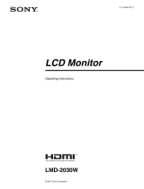 Sony Ericsson LMD-2030W User manual