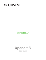 Sony Xperia S User manual