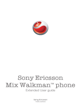 Sony Ericsson MIX WALKMAN Owner's manual
