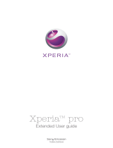 Sony Xperia Pro Owner's manual