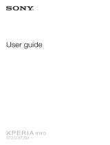 Sony ST23i User guide