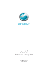 Sony X X10i Owner's manual
