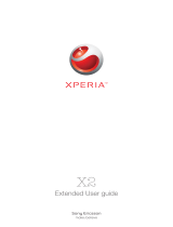 Sony Xperia X2 User guide