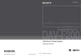 Sony DAV-F200 User manual
