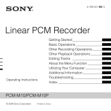 Sony PCM-M10P User manual