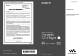 Sony Atrac CD Walkman D-NE20LS User manual