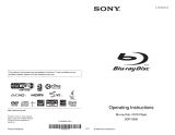 Sony BDP-S560 User manual