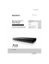 Sony BDP-S7200 User manual