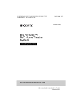 Sony BDV-N8100W User manual