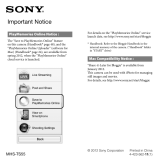 Sony MHS-TS55 User manual