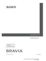 Sony BRAVIA KDL-22P55xx User manual