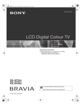 Sony KDL-40T3500 User manual