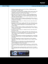 Sony CDX-GT740UI User manual