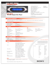 Sony CDX-MP40 User guide
