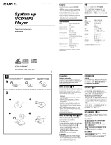 Sony CDX-V58MP User manual