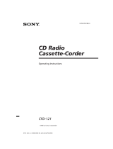 Sony CFD-121 User manual
