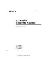 Sony CFD-646 User manual