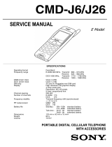 Sony CMD-J26 User manual
