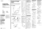 Sony D-E445 User manual