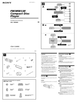 Sony CDX-CA900 User manual