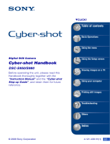 Sony Cyber-shot 4-121-439-11(1) User manual