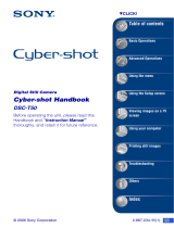 Sony Cyber-shot DSC-T50 User manual