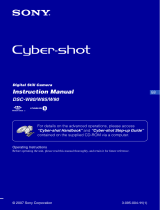 Sony Cyber Shot DSC-W85 User manual