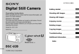 Sony Cyber Shot DSC-U20 User manual