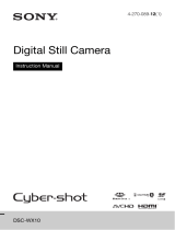 Sony Cyber-shot DSCWX10 User manual
