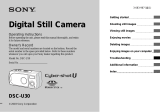 Sony Cyber Shot DSC-U30 User manual