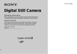 Sony DSC-U60 User manual