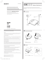 Sony D-265 Owner's manual