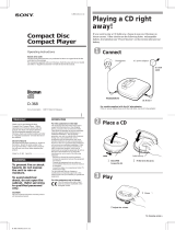 Sony D-368 User manual