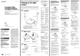 Sony D-E525 User manual