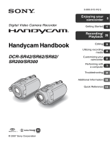 Sony DCR-SR200 User manual