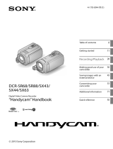 Sony DCR-SR68/R User manual