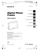 Sony DPF-E73 User manual