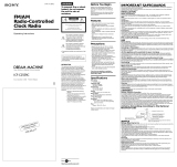 Sony ICF-C255RC User manual