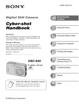 Sony DSC-S45 User manual