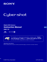 Sony Cyber Shot DSC-T2 User manual