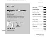 Sony DSC-W12 User manual