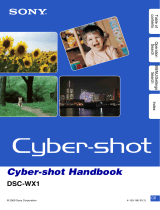 Sony CYBER-SHOT DSC-WX1 Owner's manual