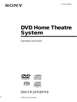 Sony DAV-FR1 User manual