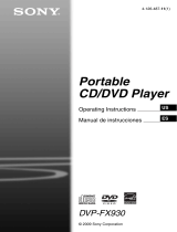Sony DVP-FX930 User manual