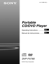 Sony DVPFX780 User manual