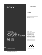 Sony D-VE7000S User manual